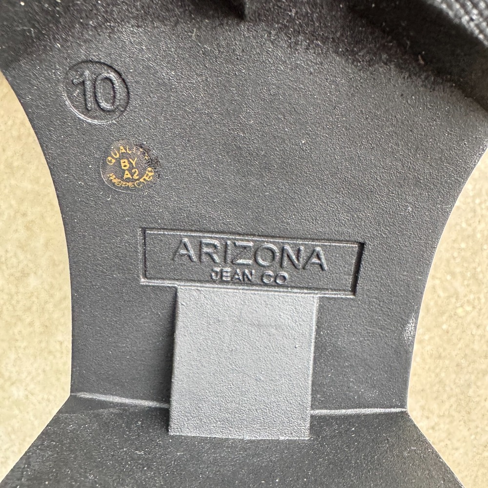 Arizona Jeans AZ‎ Masin Chelsea Boots Womens Size 10 Black Lug Sole Pull On NEW - Picture 6 of 9